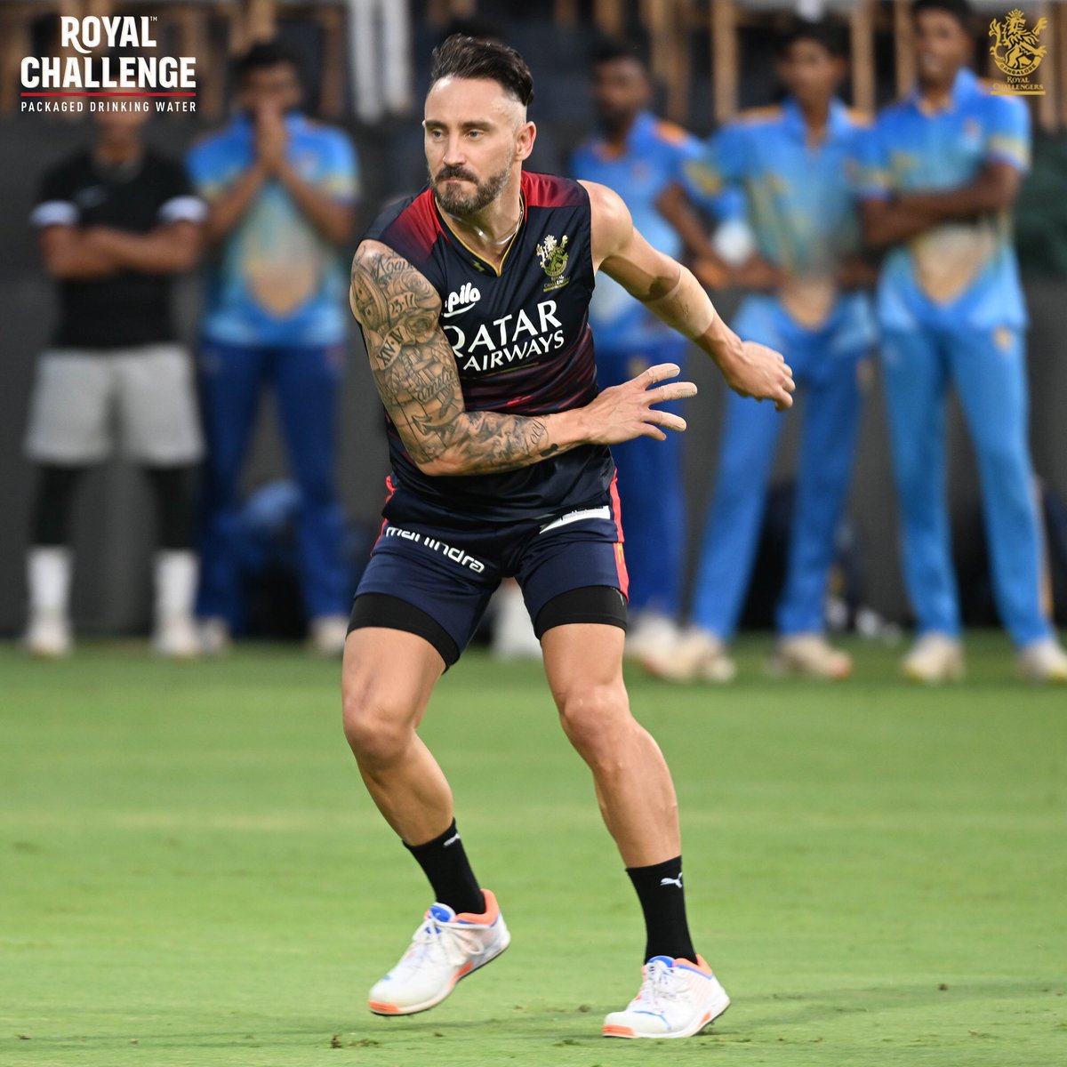 Royal Challenge Packaged Drinking Water Moment of the Day 📸

@faf1307's got the rocket arm 🚀

#PlayBold #ನಮ್ಮRCB #IPL2023 #Choosebold #RoyalChallenge