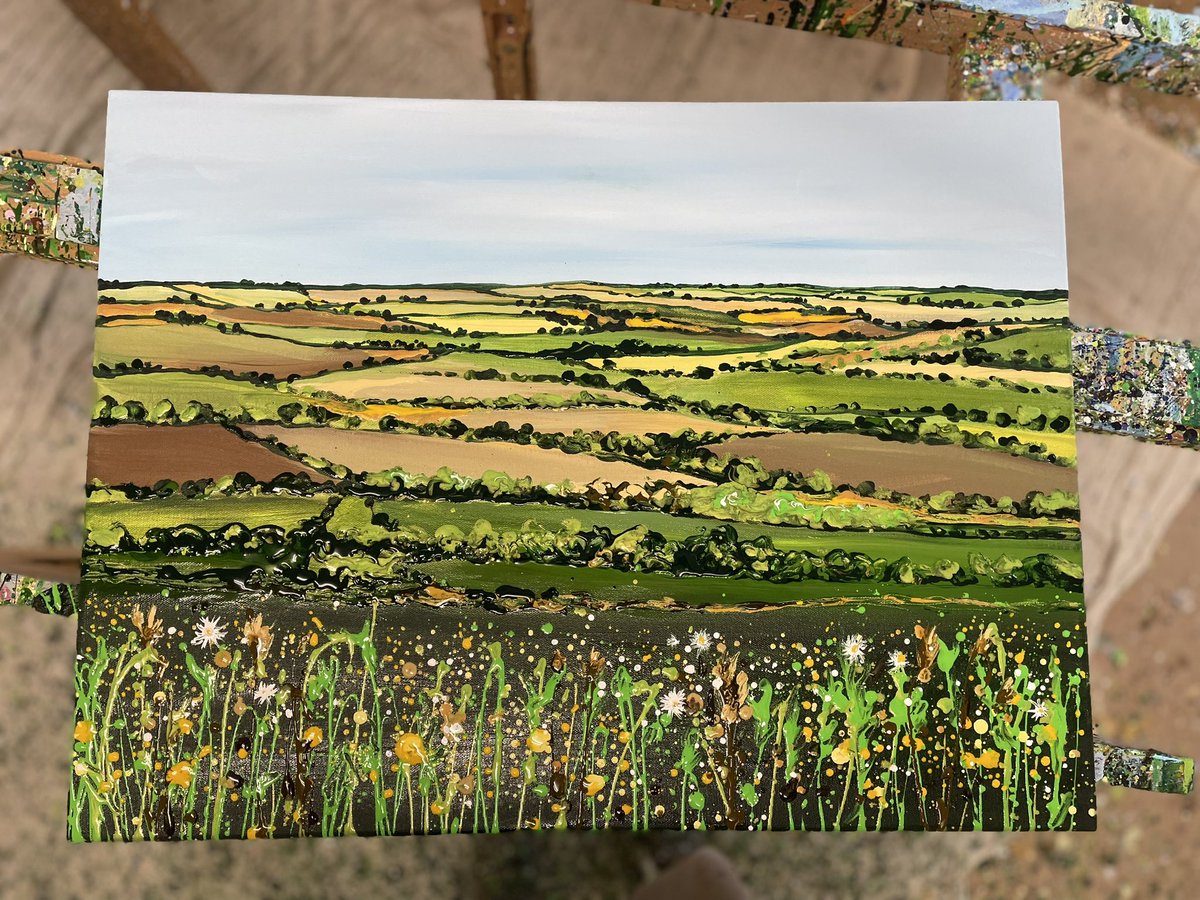 sallyoasispaint's tweet photo. Finishing off……Under a Kentish Sky 

61x46x4cm acrylic on canvas

interior design company private commission 
one of four pieces

#interior #interiordesign #commission #artcommission #painter #artist #forestrow #renovationproject https://t.co/vgxSDpSjEq