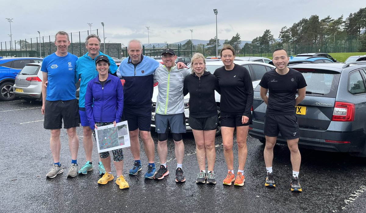 BelfastRunClub's tweet photo. Parkrun celebration time for BRC. Our chairman @brendanbelfast running his 250th park at @Queens_parkrun and also there was his son Peter running his 50th parkrun. Meanwhile at @ormeauparkrun we had Donna running her 300th parkrun. https://t.co/FpKCONJpE2