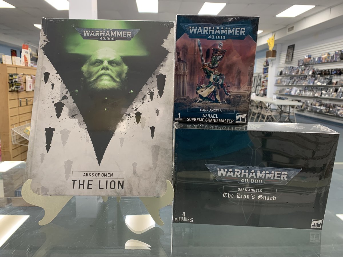 Dream_Wizards's tweet photo. The last chapter of the Arks of Omen is written, and the Lion has returned this week. New Dark Angels and Blood Angels minis are out today, as well as Vashtorr the Arkfane and 2 new Boarding Patrol are out today. #warhammer40k https://t.co/HtbzXXZqBk