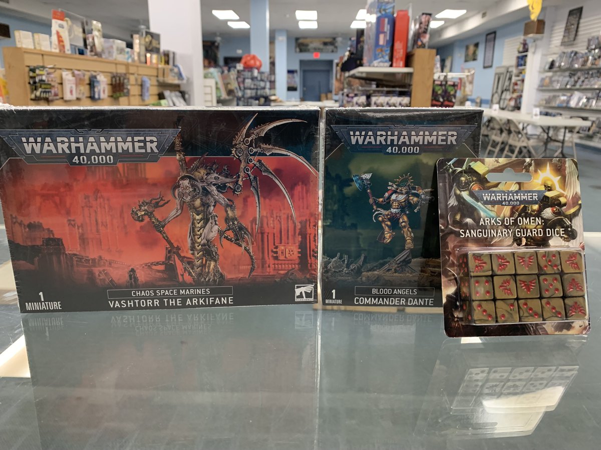 Dream_Wizards's tweet photo. The last chapter of the Arks of Omen is written, and the Lion has returned this week. New Dark Angels and Blood Angels minis are out today, as well as Vashtorr the Arkfane and 2 new Boarding Patrol are out today. #warhammer40k https://t.co/HtbzXXZqBk