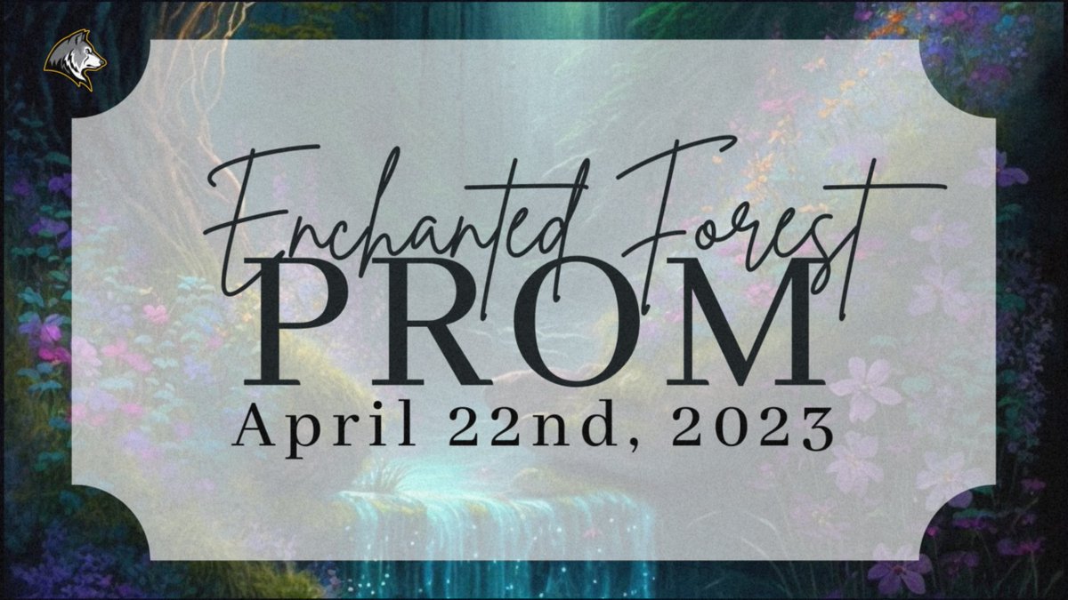 WHS PROM 2023!
⏰7:00-Grand March-HS Competition Gym
💻 Live Stream on the Winterset Huskies YouTube channel
⏰8:00-10:00 Dance- MS Gym
⏰10:15- Post Prom Check in- Winterset High School