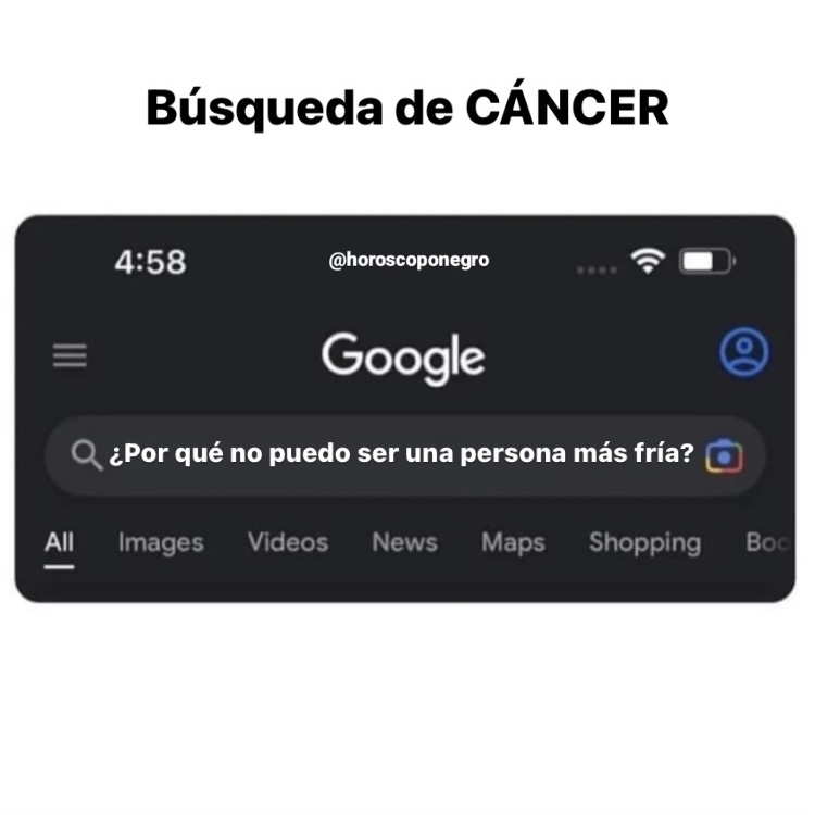 Necesito la respuesta 😅 #cancer #horoscoponegro