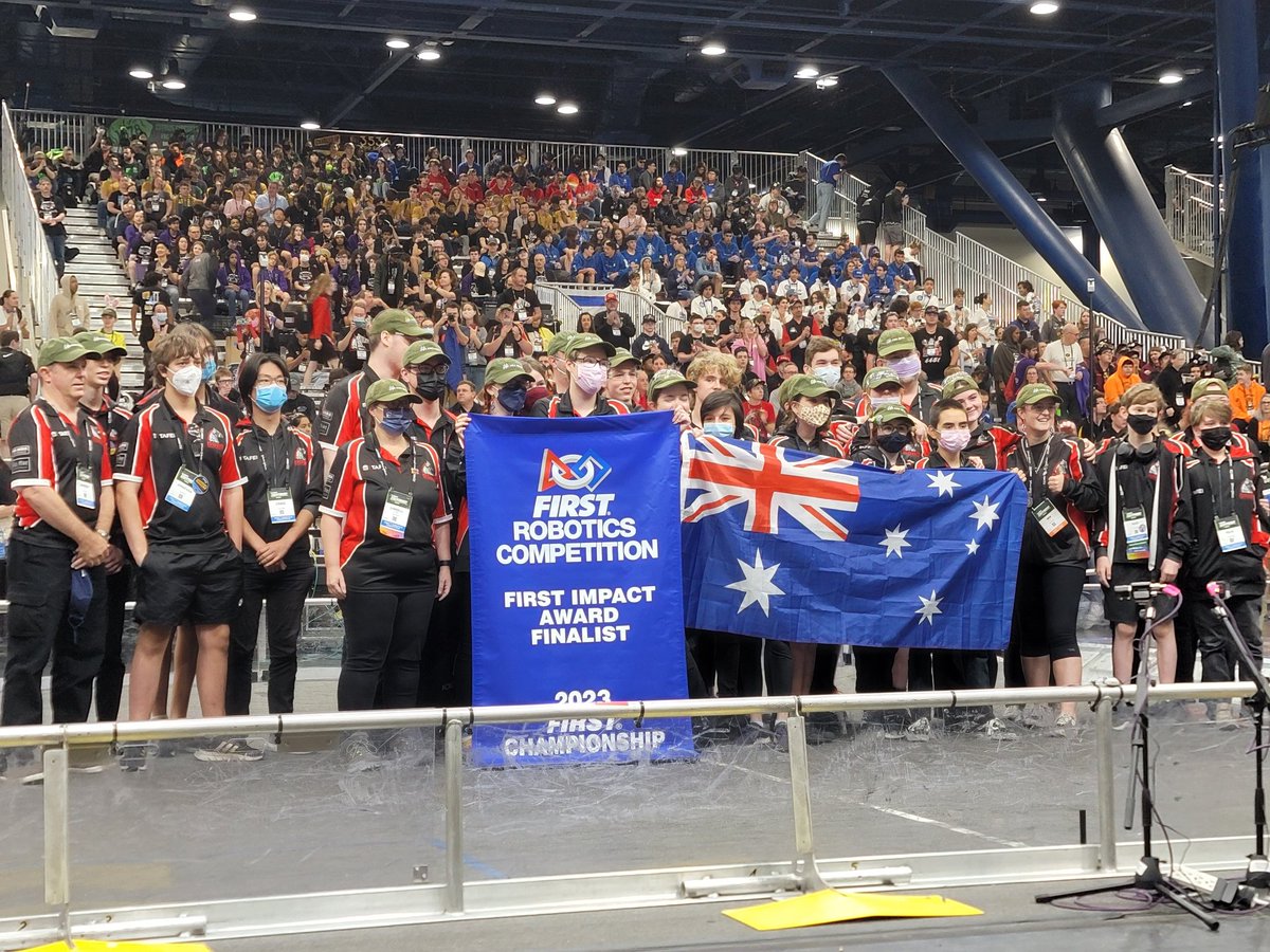 FIRST Robotics Competition (@frcteams) on Twitter photo Congratulations to this year’s Championship FIRST Impact Award Finalists, <a href="/LASER3284/">FIRST LASER Robotics</a>, <a href="/FRC6865/">Manitoulin Metal</a>, Team 5985, <a href="/Robolancers/">RoboLancers</a>, <a href="/robonauts118/">Robonauts Team 118</a>, and <a href="/Sparc5/">Sparc 5665</a>! #MoreThanRobots #FIRSTChamp Congratulations to this year’s Championship FIRST Impact Award Finalists, <a href="/LASER3284/">FIRST LASER Robotics</a>, <a href="/FRC6865/">Manitoulin Metal</a>, Team 5985, <a href="/Robolancers/">RoboLancers</a>, <a href="/robonauts118/">Robonauts Team 118</a>, and <a href="/Sparc5/">Sparc 5665</a>! #MoreThanRobots #FIRSTChamp