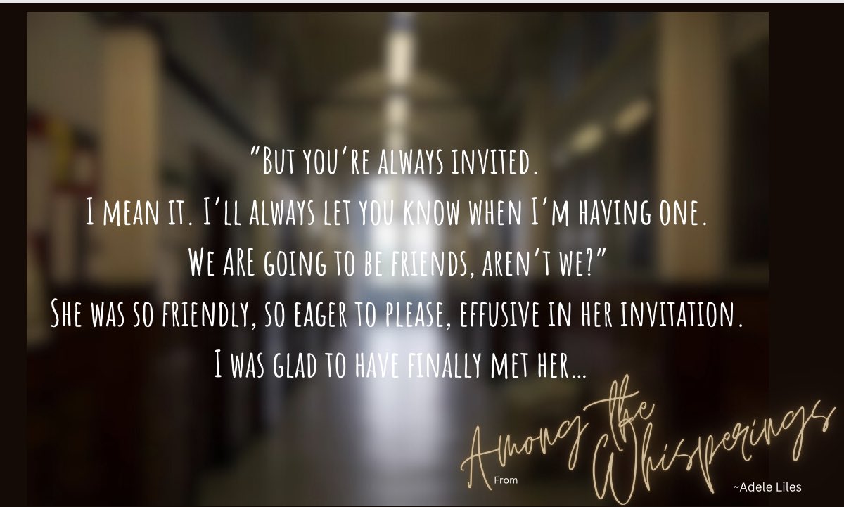 Adele_Liles's tweet photo. From Among the Whisperings, my #dark & twisty #YA #WIP. #Effusive #WritingCommunity #amwriting @SymphAndJules https://t.co/dZsAMIWNnS