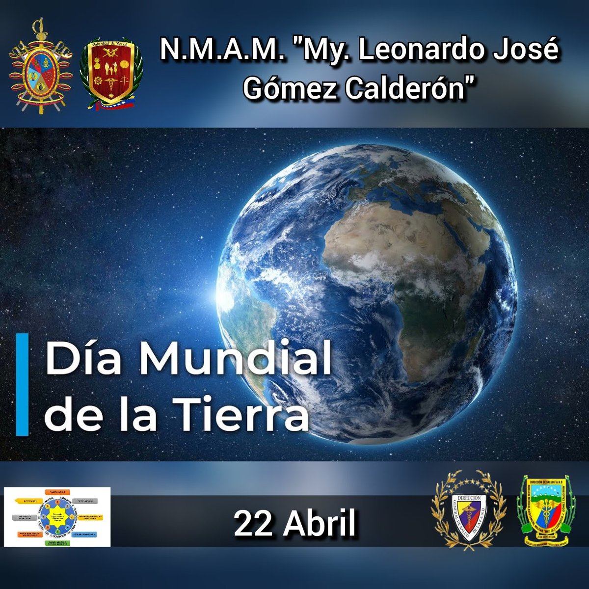 #22Abr || Se celebra el día Internacional de la Tierra, que pretende concienciar a todo mundo sobre la necesidad de proteger el medio ambiente y la conservación de la biodiversidad.
<a href="/DigesaludFANB/">DIGESALUDFANB</a> 
<a href="/ServiciosMPPDVe/">Viceministerio de Servicios para la Defensa 🇻🇪</a> 
#DiaDeLaTierra