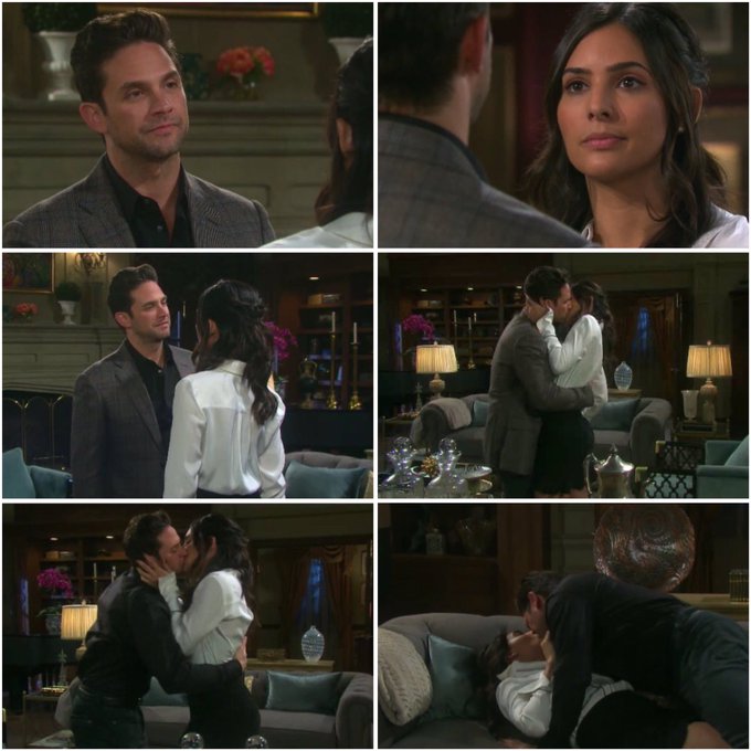 #OnThisDay in 2019, Stefan and Gabi couldn’t keep their hands off of each other #Stabi #Days #DaysofourLives