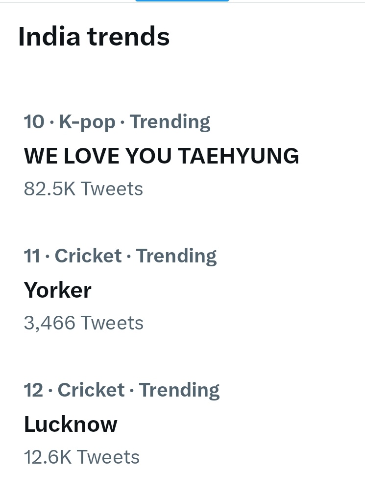 Taehyung_india_'s tweet photo. [🇮🇳 Trends ]

10. WE LOVE YOU TAEHYUNG https://t.co/if2hAN3dgS