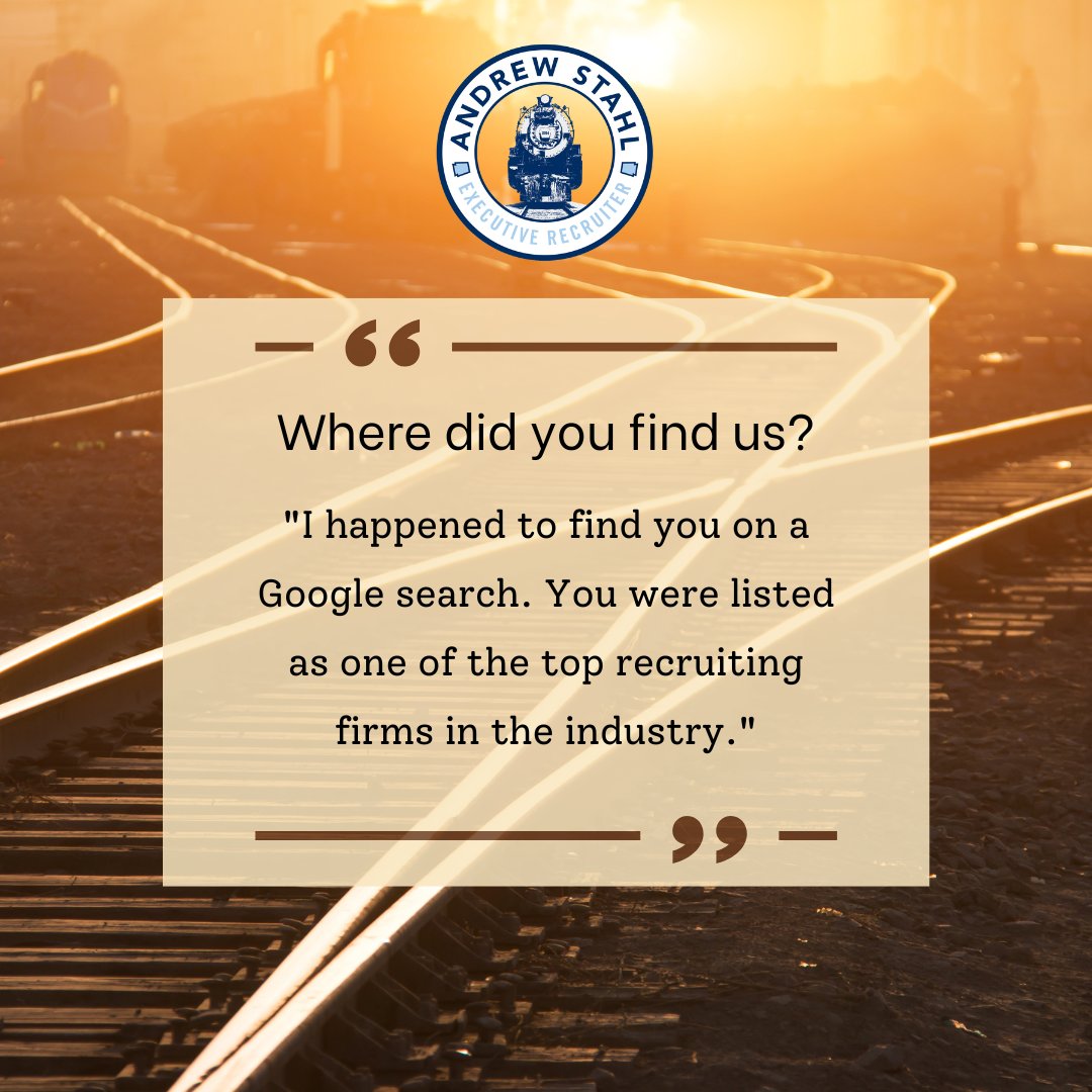 stahlrecruiting's tweet photo. Our team surveys every call we receive. The answers vary &amp; many found us on #LinkedIn When we hear " Google  search", it's great to know anyone, anywhere 🌎 can find us. #google 

#executivesearchfirm #honesty #integrity  #ethics https://t.co/g2pwebtS9k  #infrastructure #mobility https://t.co/YTkBmARPKB