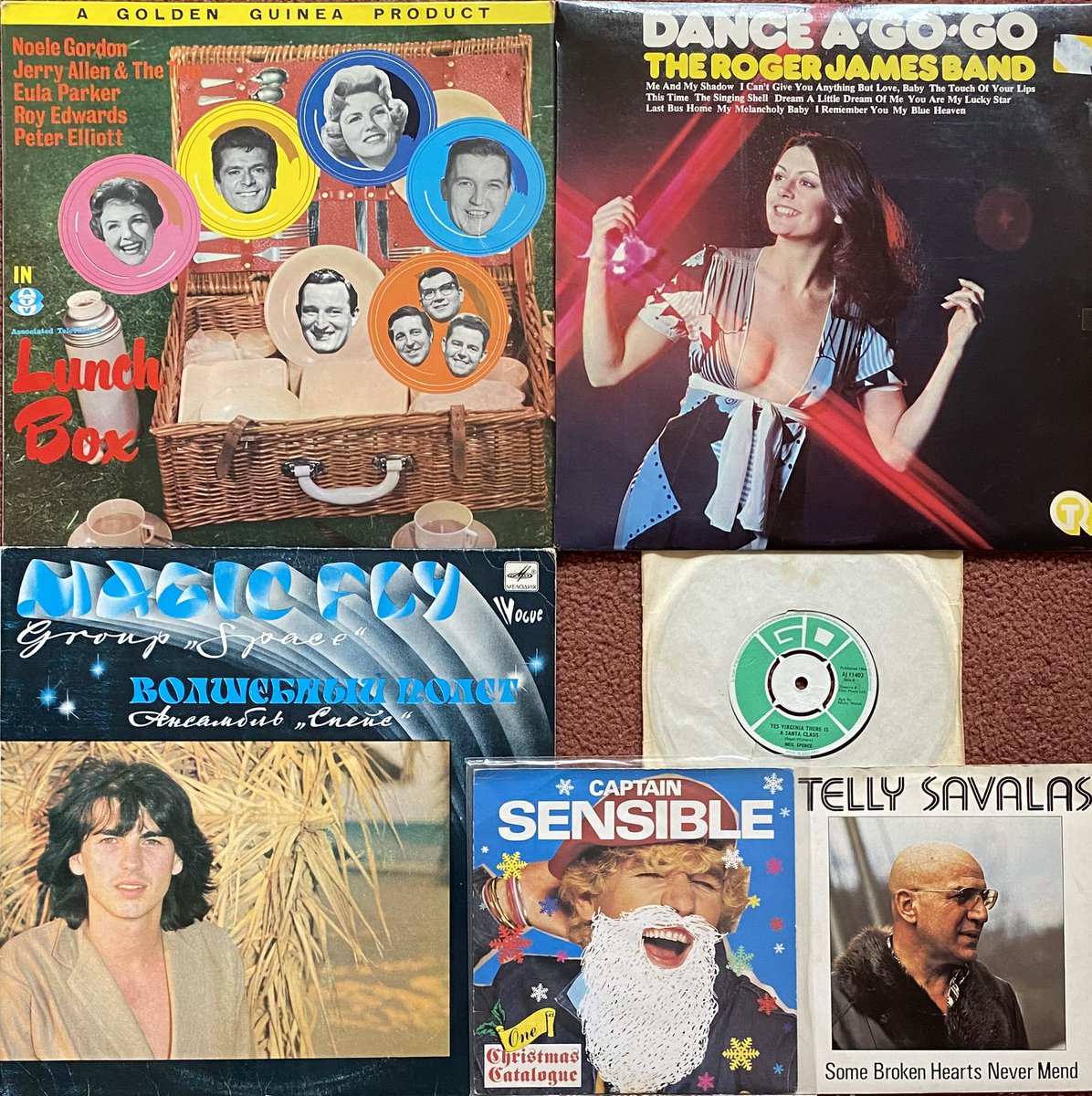 These are the records he “forced” me to buy today 🫣