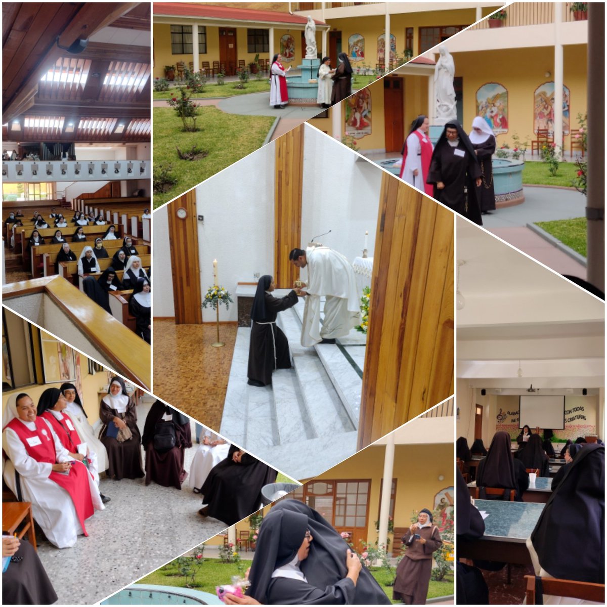 DeTepeyac's tweet image. Salimos muy contentas por la riqueza compartida entre nosotras.
Seguimos pidiendo oraciones para que las jóvenes no tengan miedo de seguir a Jesús. #discernimiento #vocacion #monasterios