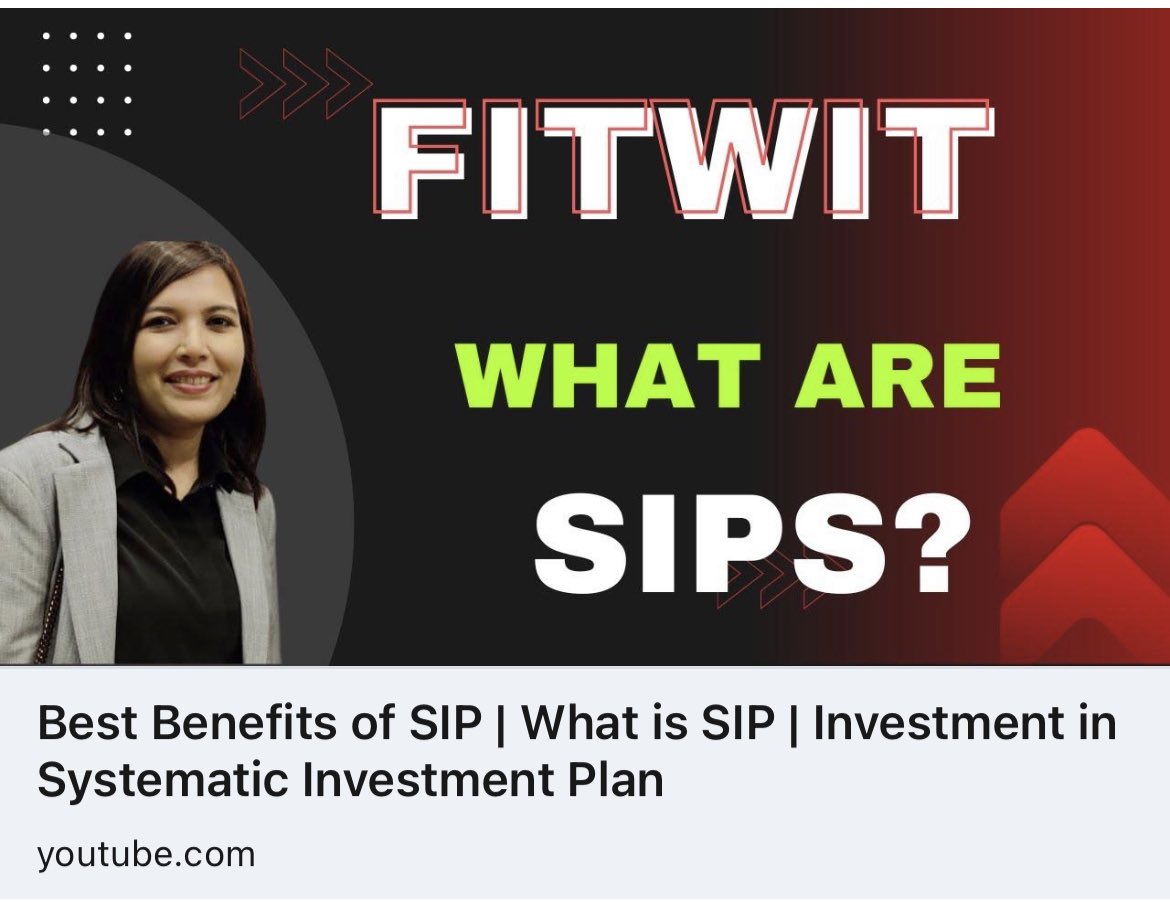 namsing83's tweet photo. In this week’s Episode of Fitwit we talk about  SIPs( Systematic Investment Plans) and its benefits.
https://t.co/tviCIvJevd
Please Subscribe to our channel on YouTube to get weekly updates on different topics that cover food, wellness and finance.
#Sip  #financialliteracy https://t.co/qtBISRbVKe