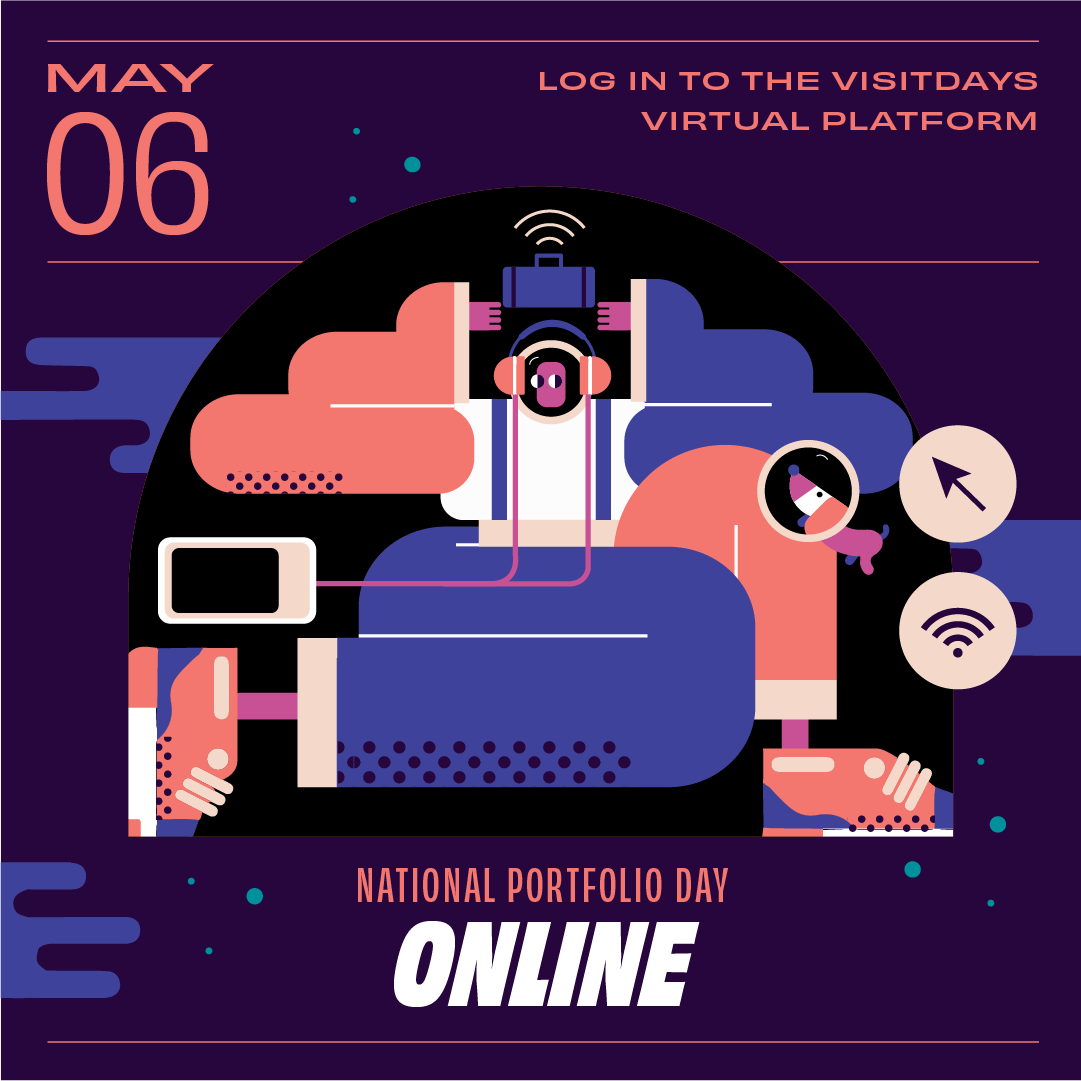 NtlPortfolioDay's tweet image. Join us May 6th for a virtual NPD from 12-4pm EST from the comfort of your own home (or favorite coffee shop, or library, or anywhere with internet access really)! Register now at nationalportfolioday.org ✨

#artsed #artstudent #designstudents #NationalPortfolioDay #NPDA