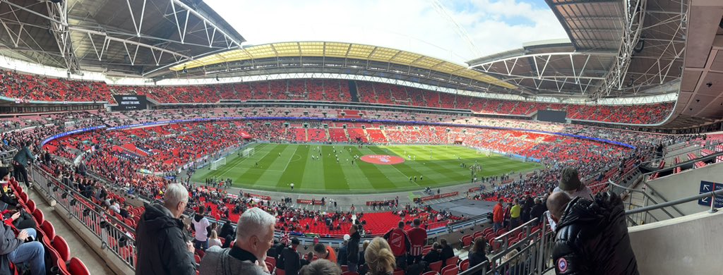 thirskblade's tweet photo. In early. Not a bad seat! 
…and still 0-0 ⚔️ https://t.co/h0lRKCR58G