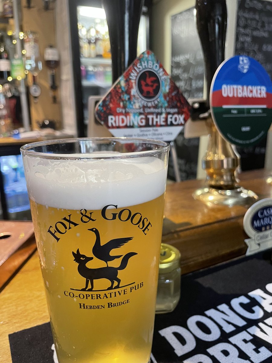 The working title was Gox & Foose, but we came up with a better name @foxgoosehebden Cheers
