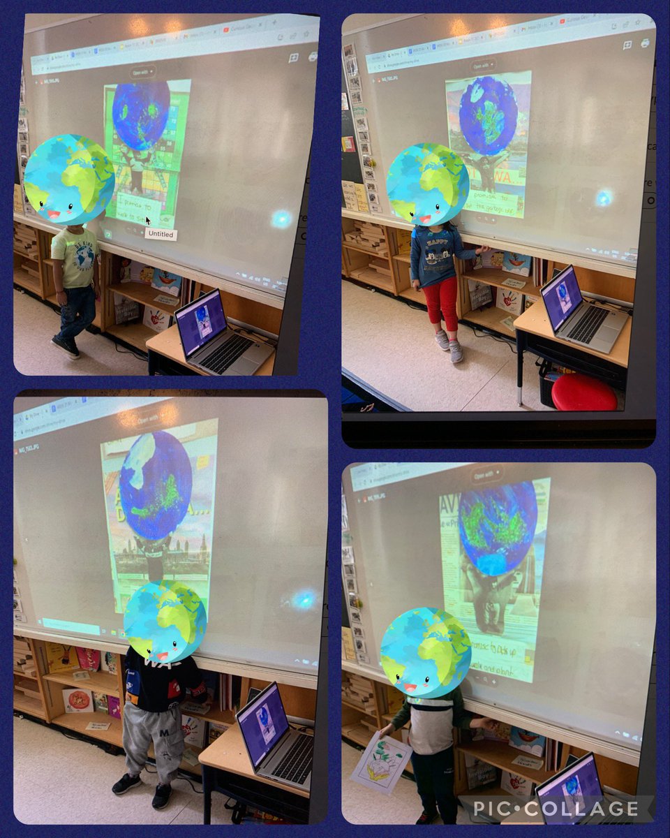 BarbieriRm2's tweet photo. So proud of my Ss!  They presented their #EarthDay2023 promises to the class and then we uploaded them on @Brightspace to share with their families.  ALL Ss’ voice matters.  ALL Ss have the power to be change agents.  @JFPenguins @BarbieriRm11 https://t.co/Fc5gCtBqy5