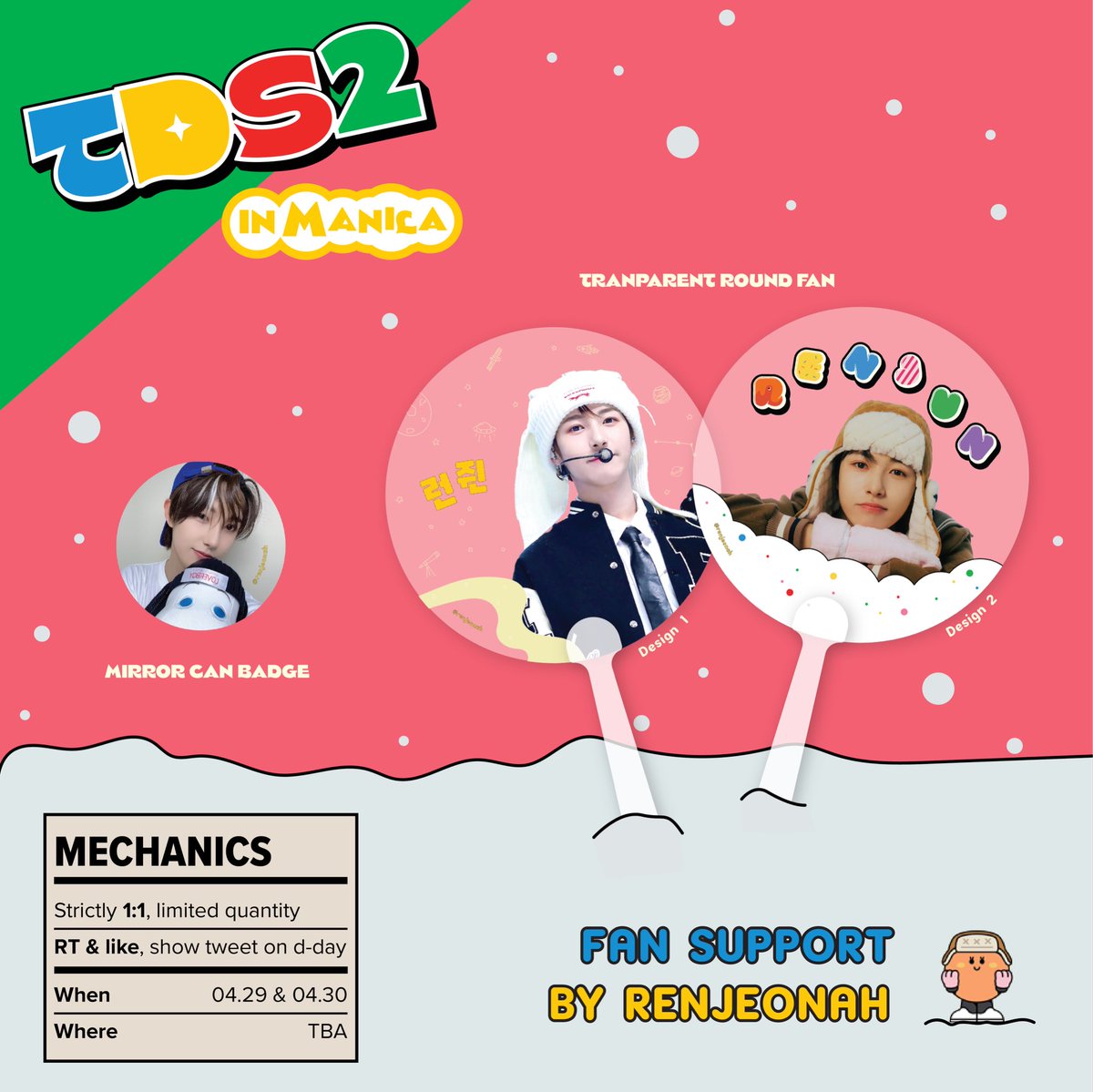 renjeonah's tweet photo. 🍭🍬💕
the dream show 2 in manila
#renjun fansupport by @renjeonah

🧁 like &amp; rt
🧁 show proof that you're a renchin
🧁 time &amp; loc tba (check this thread for updates)

see you there! 🦊💛

#THEDREAMSHOW2_in_MANILA
#TDS2inMNL #TDS2inManila https://t.co/GS7PLXKQW8