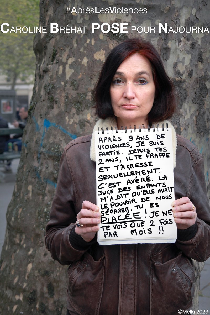 MelkiMarc's tweet photo. "DEPUIS TES DEUX ANS, IL TE FRAPPE ET T' AGRESSE SEXUELLEMENT. C'EST AVÉRÉ. 
TU ES PLACÉE ! JE NE TE VOIS QUE 2 FOIS PAR MOIS !!" @BrehatC pose pour Najourna
=> https://t.co/NdKSEi56rp

#Ensemble  #AprèsLesViolences #Stopféminicides 
@apollineWakeUp https://t.co/QODabWEHOo