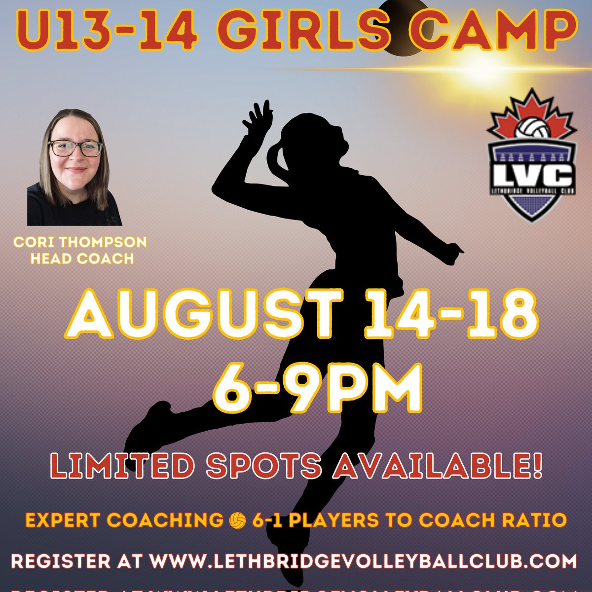 LVCVolleyball's tweet photo. Our U13-14 Girls Camp will be head coached by Cori Thompson.

You can register for the camp at our website: https://t.co/fnSn8bN2tR 

SPOTS ARE LIMITED! Register now to avoid disappointment.

#volleyball  #summer #camp #summercamp #fun https://t.co/90hA3JCruX