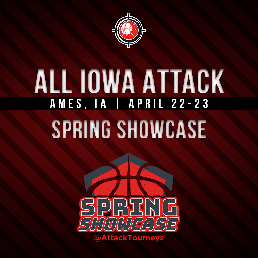 AllIowaAttack's tweet photo. It's GAMEDAY at the Spring Showcase
GO ATTACK‼️ 

📅 April 22nd
📍 Ames, IA

#AttackTourneys | #AttackFamily https://t.co/SHm48GJOF1