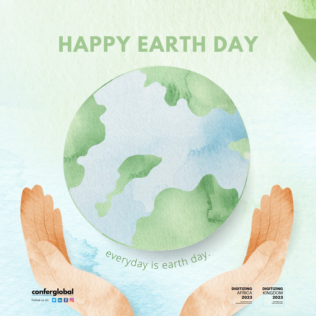 confer_global's tweet photo. Happy Earth Day!
@confer_global is committed to sustainability and taking steps to reduce our environmental impact.

Together, we can make a positive impact and create a better world.
#EarthDay #Sustainability #Environment #ConferGlobal https://t.co/PUW2OABvKt