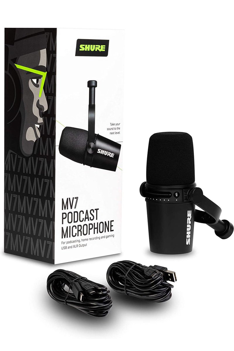 gajiro15's tweet photo. 🎁いい声だそーぜプレゼント企画🎁

SHURE MV7 ポッドキャストマイクロホン : ダイナミックマイク 実況/配信/ゲーミング/テレワーク MOTIVシリーズ iOS Android Mac Windows対応 MV7-K-J 

＠gajiro15 
@mochikichi33 

フォロー&amp;リツイート！

明日4月23日23時59分締め切り1名様 https://t.co/UWHxfDF96f
