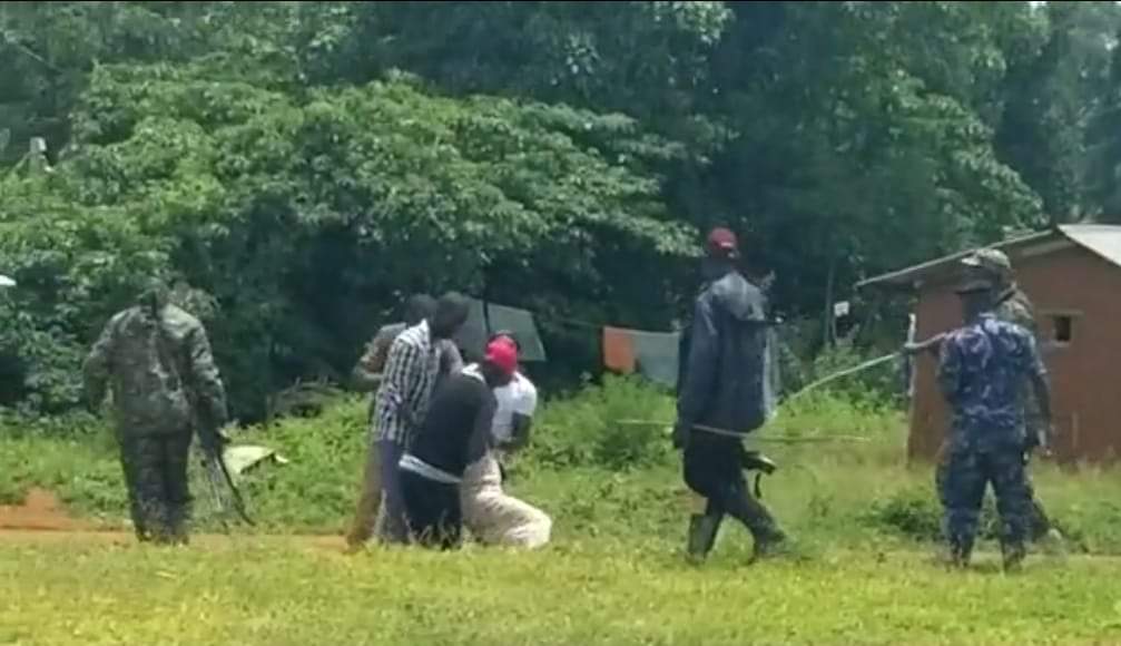 MathiasMpuuga's tweet photo. Hon @SusanMugabi the Woman MP for Buvuma has been hospitalised since April 21 after overzealous @PoliceUg officers in their usual brute show of force broke up her belated Women's Day celebrations just like they did in Mityana &amp; Kiboga districts last month. 1/2 https://t.co/lNVXv8oKCQ