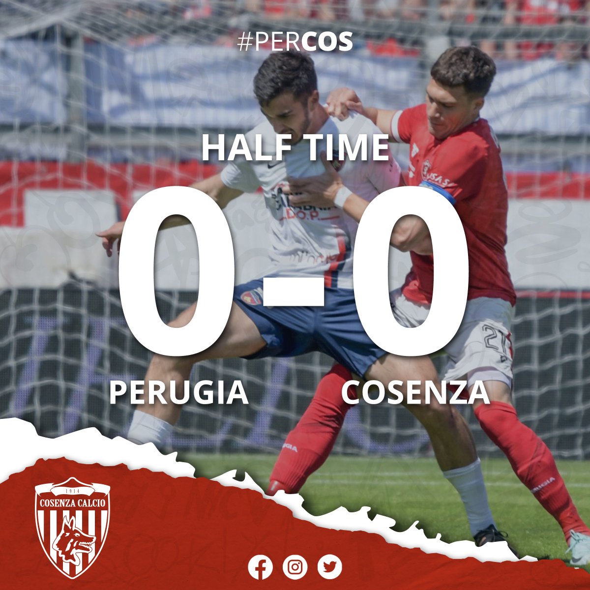 CosenzaOfficial's tweet photo. ⏳HALF TIME!
#PERCOS 0-0
#ForzaLupi https://t.co/Za8oo3GXVt