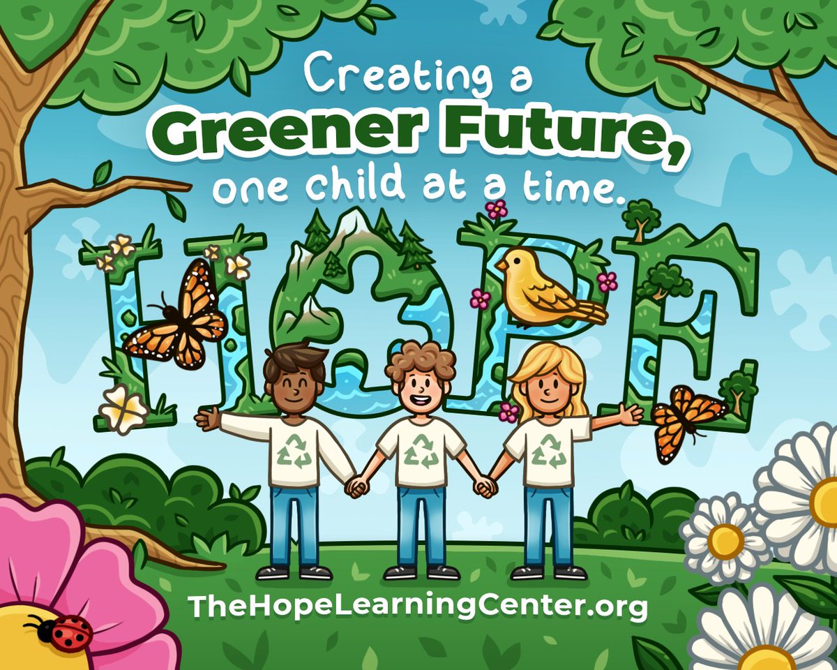 's tweet image. Happy Earth Day! Let's take a moment to appreciate the wonder and beauty of our planet, and to empower our children to be caretakers of the Earth for generations to come.

#TheHopeCenters #EarthDay #OnlyHome