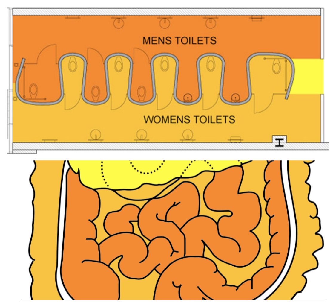 architext14's tweet image. Assignment 9: divide a rectangle into his and hers. Koolhaas at Cornell.
