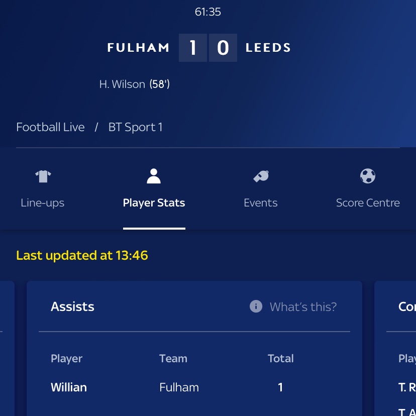 Scott_farrell_9's tweet photo. @WilliamHill paying out on willian assist? Skybet are https://t.co/9N4XkNJ7cH