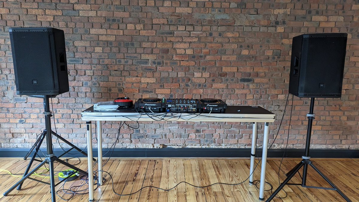 Katalamode's tweet photo. Set up my first wedding PA system! ✅ For a metal couple who just got married in OZ. 

Definitely a side business in the making! https://t.co/2Nmr9Zj7da