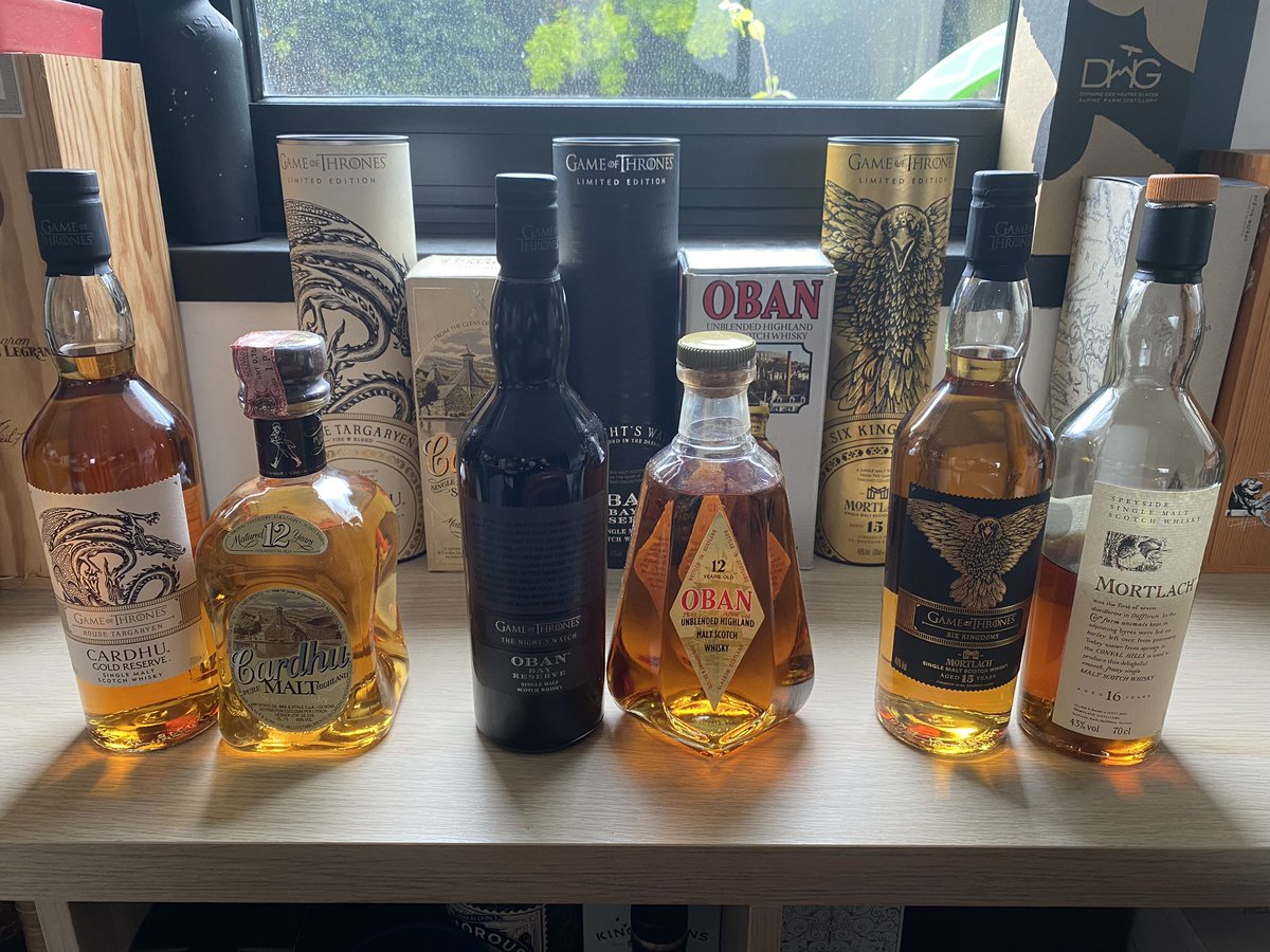 LaCaveDeCobalt's tweet photo. Game of Thrones vs Old style OB
Ready to roll !
#SmallCommitteeTasting #DegustationEnPetitComite 
@cardhuwhisky @ObanMalt @Mortlachwhisky https://t.co/BKiNwX7Svf