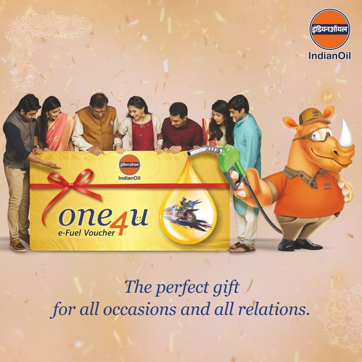 IndianOilcl's tweet photo. Visit https://t.co/ighiZATq41 to gift IndianOil’s One4U e-Fuel Voucher to your loved ones. Perfect for any occasion, you may easily purchase them online and redeem at any #IndianOil petrol pump. https://t.co/nEolqnIP4e