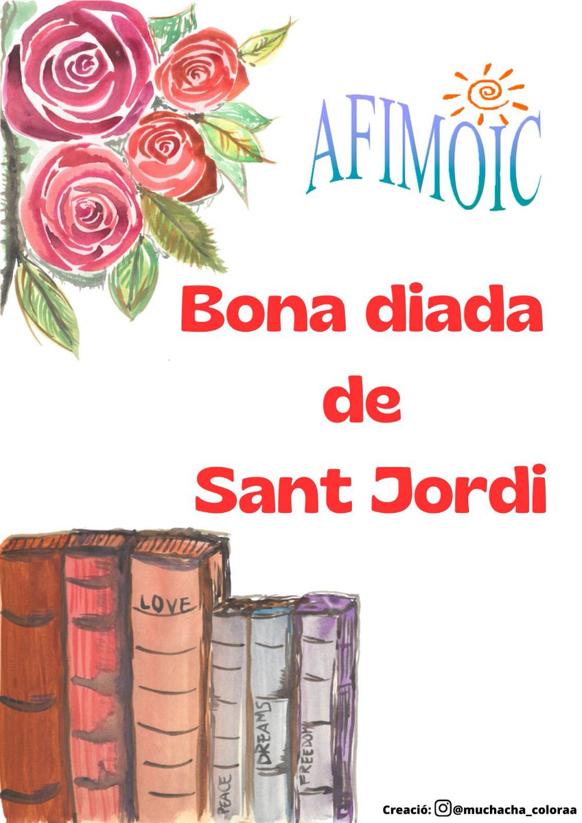 afimoic's tweet photo. Demà estarem tot el dia al Parc de les Pruneres amb les roses de Sant Jordi https://t.co/1kKpQAA2zi
