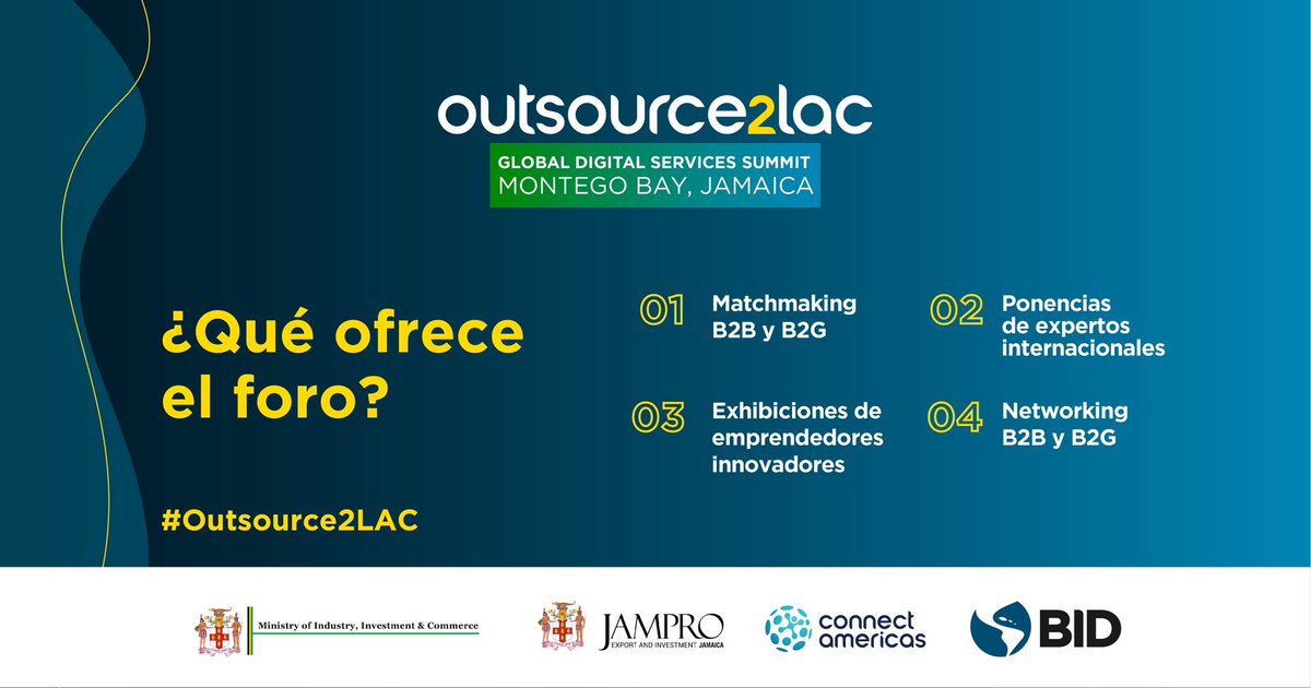 FabrizioOpertti's tweet photo. Te invito a #Outsource2LAC 2023, donde conocerás las últimas tendencias en tecnologías digitales emergentes, ampliarás tu red de contactos, y explorarás nuevas oportunidades a nivel internacional a través de reuniones de negocios. ¡No te quedes fuera! https://t.co/G773rUB0QD https://t.co/PrQIkSJBtV
