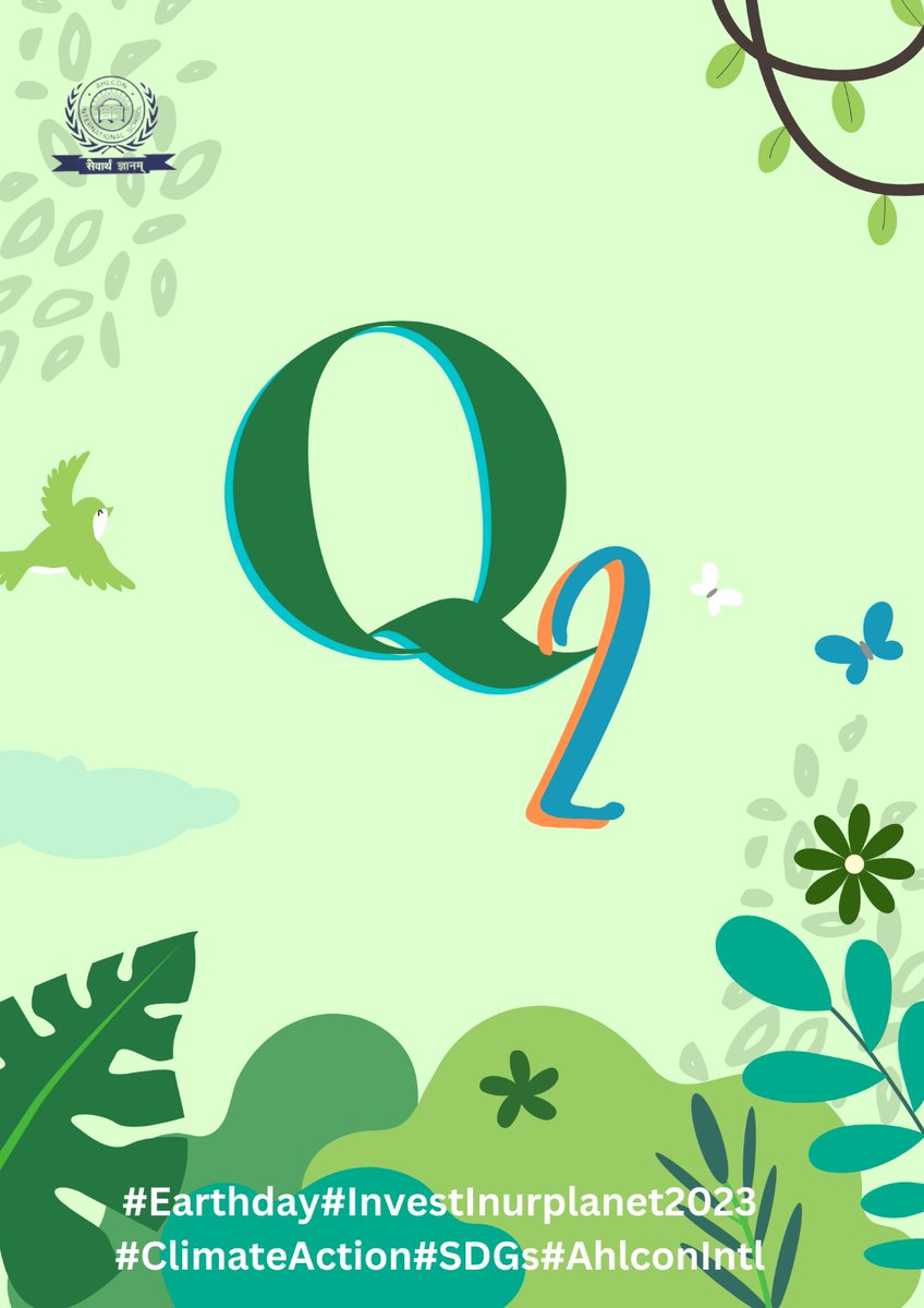 sdg4all's tweet photo. Q2. What role we can play in promoting sustainability and protecting the environment, and how can we make our voices heard? #EarthDay2023 #InvestInOurPlanet #ClimateAction #SDGs #AhlconIntl
@ashokkp @y_sanjay @pntduggal @kandhari_ekta @RashmiJ99932149 @Ritika1977 @kavita_girdhar https://t.co/obia1Ln6Cz
