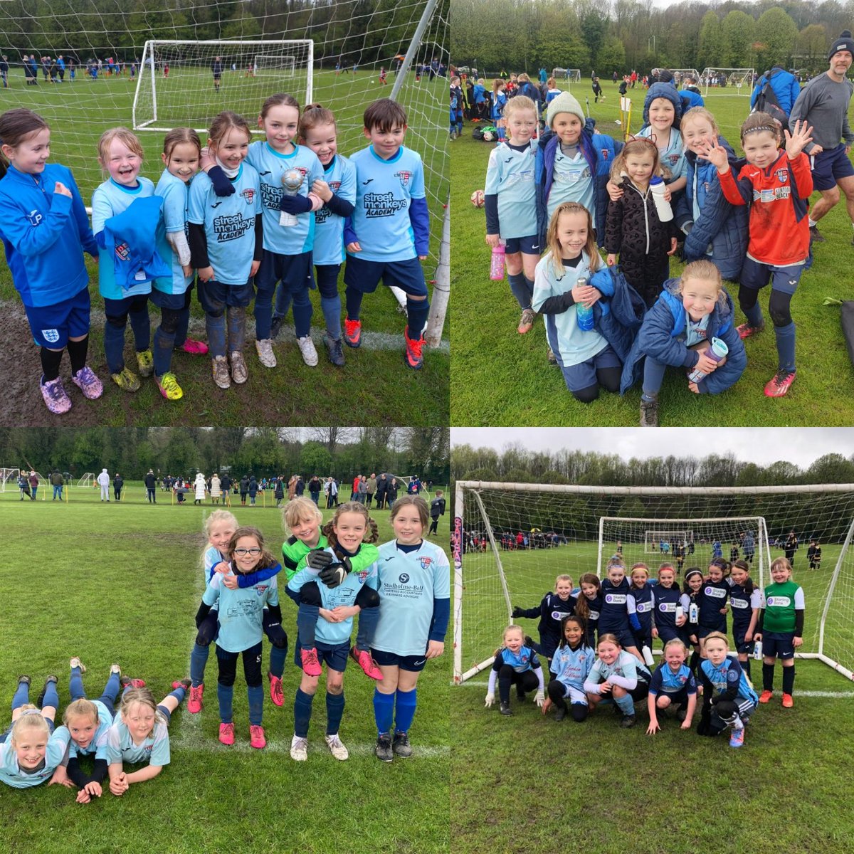 lancon_girls's tweet photo. Regardless of the weather our u7s &amp; u8s teams got stuck in @mlcjfl. Great to see their growing confidence, development &amp; enjoyment.
Thanks @stfladies @ABJFC2004 @brinscallvjfc 
@JfcLancon 
@mcd_preston
@espbathrooms
@Bison_Products
@KentonBlackLtd
#streetmonkeys
#lanconforlife https://t.co/yBA4kVxdrH