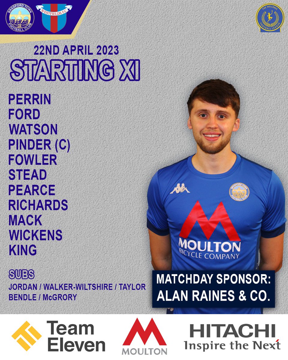 BradfordTownFC's tweet photo. Here is your final @BradfordTownFC line-up for the season.

🔁 Perrin recalled.
©️ Pinder takes the armband.
⬆️ King and Wickens start up top.

Come on Bradford!

#BTNBAT #AvonArmy #BTFC https://t.co/ToNOZXFZPS