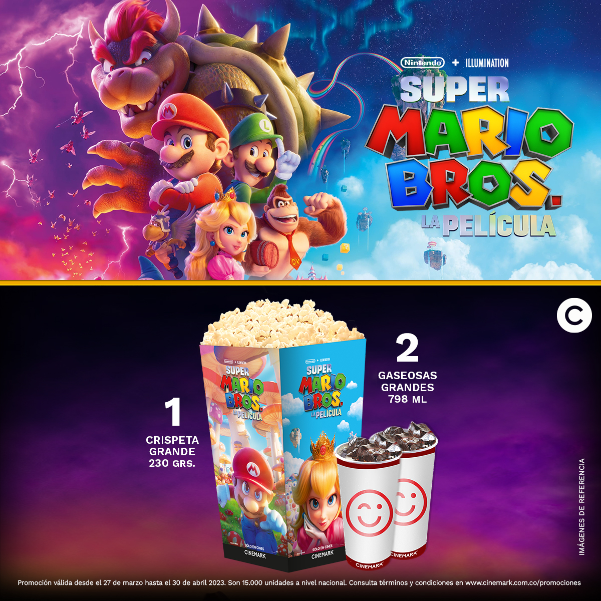 Super Mario Bros. – Calendário Cinemark