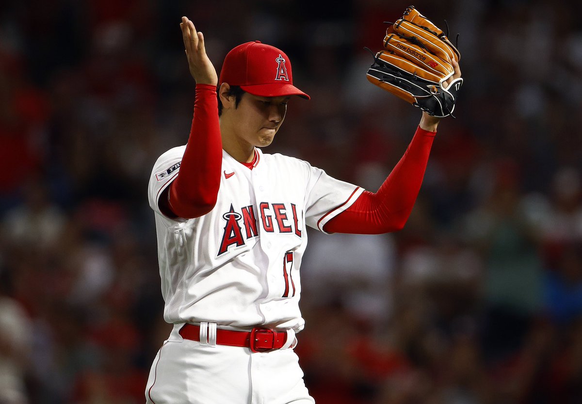 DraftKings's tweet photo. Shohei Ohtani has a 0.64 ERA after 5 starts. 

Unreal 🐐 https://t.co/A3V2r2kUdS