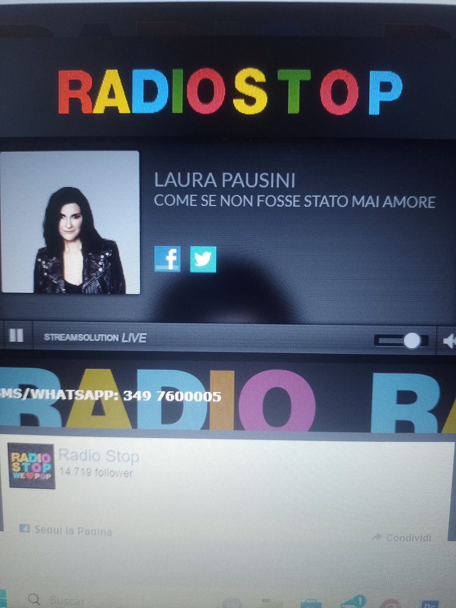 Retomando el #LPRadiotourItaly con Laura Pausini ♥️