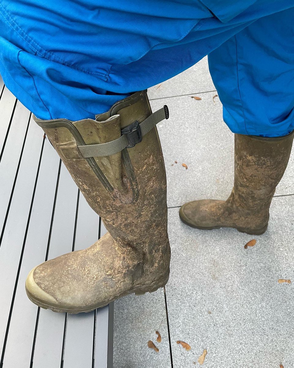 In farm’s Le Chameau rubber boots
