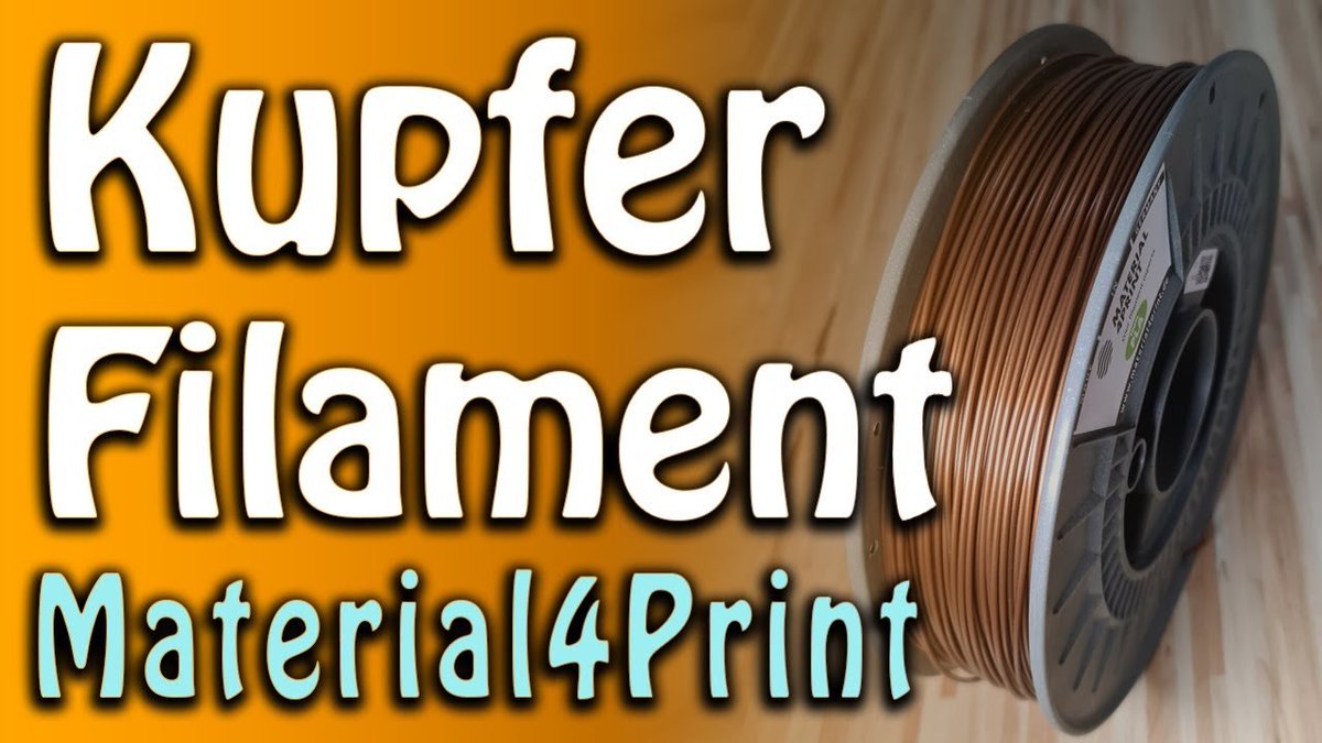 Luvima_de's tweet photo. Ich teste das PLA Kupfer Filament von Material4Print, mal schauen, wie die Druckbarkeit und die Optik sind. Teste doch mit, bei LUVIMA auf YouTube: https://t.co/9BpO1Y7QMu

#3ddruck #3dprint #material4print #m4p #luvima #plafilament https://t.co/u4Gd3L09JH