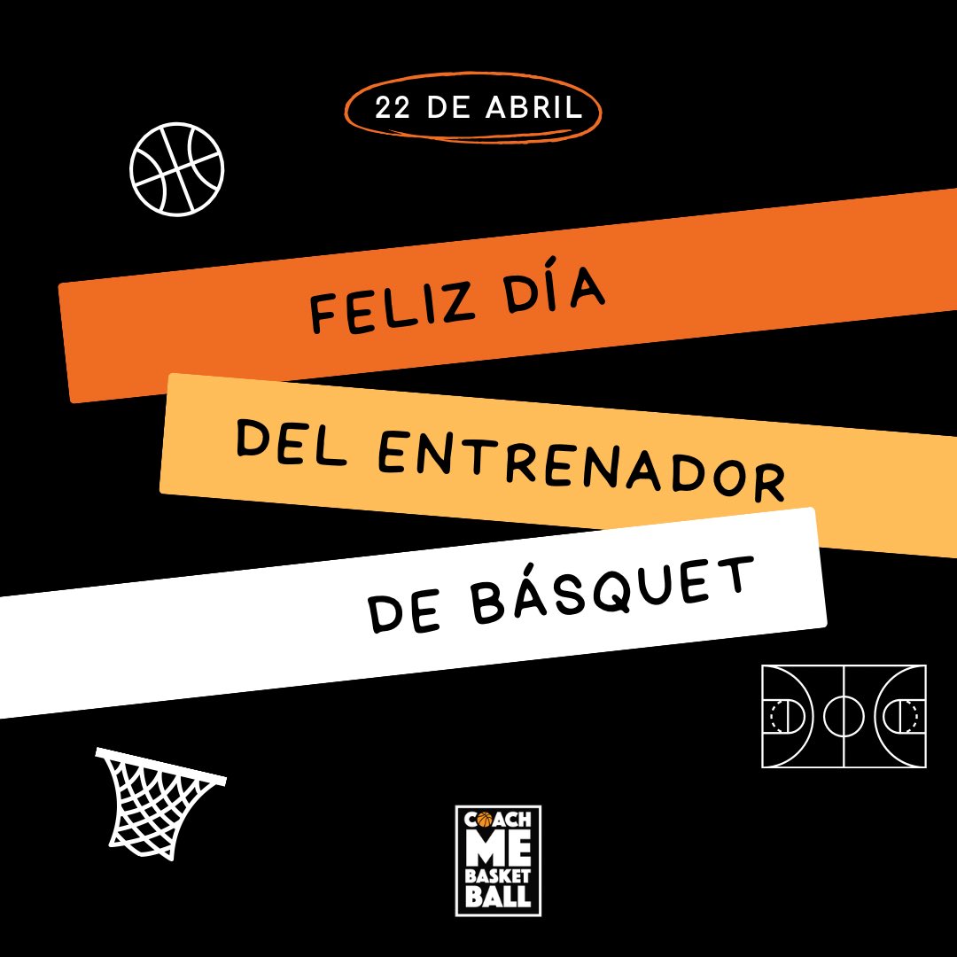 Feliz día para todos los entrenadores de Básquet! 🏀 Este día suele ser especial para mí porque me ayuda a reconnect at y reflexionar sobre nuestra profesión. Espero que este día los y las encuentre con trabajo, salud y disfrutando del camino!