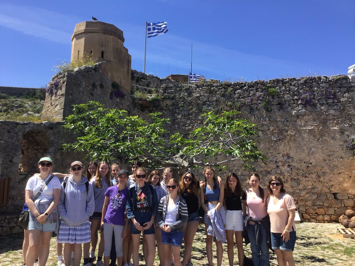 FHill_Classics's tweet photo. Final day of our tour to Greece 2023: Epidaurus, Palamidi and Nafplion. Could not have wished for a better group of girls or team of staff @FarnboroughHill @FHill_Abroad @Sarah404BC Thank you to everybody. https://t.co/xnG16VZarF