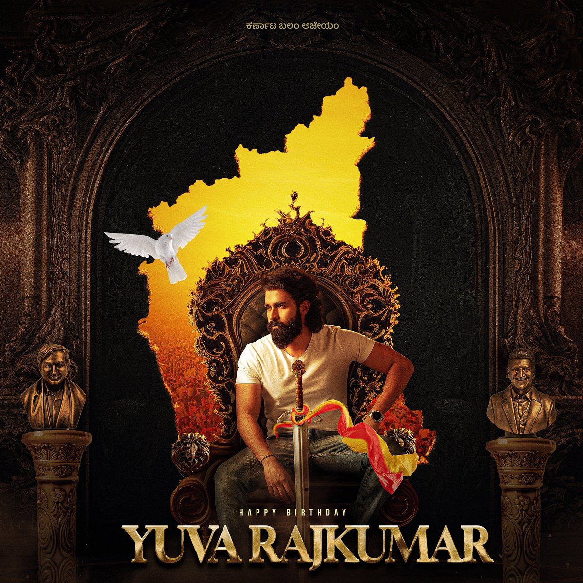 AppuTrendzz's tweet photo. Happy Birthday Young Talent 👑

#HappyBirthdayYuvaRajkumar 
#YuvaRajkumarBirthdayCDP https://t.co/hQ22phpf8k