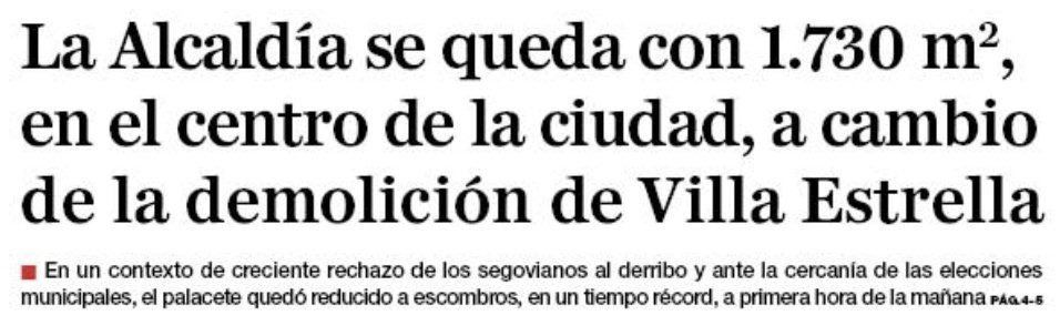 PSOE_CiudadDeSg's tweet image. Una vez más, @el_adelantado manipula gravemente la información. 
La alcaldía NO SE QUEDA CON NADA: el convenio urbanístico y el PEAHIS avalan las actuaciones y cesiones.
Lo grave es que se MANIPULE la información para acusar de un delito de estas características. 
#SOSPeriodismo