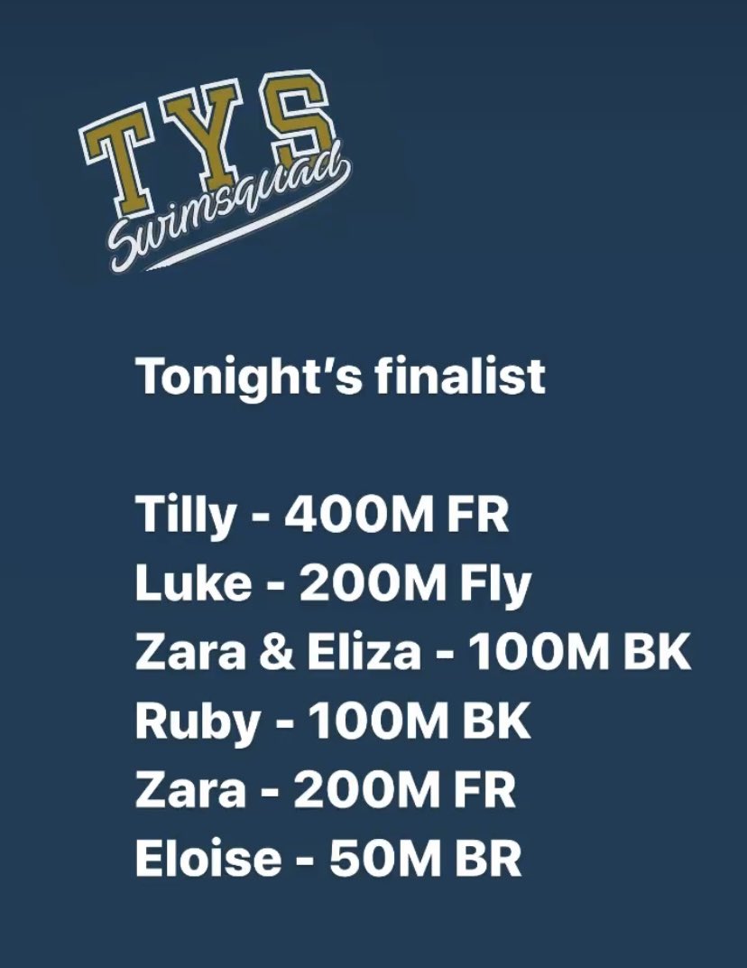 Tadcaster York Sport Swim Squad tweet media