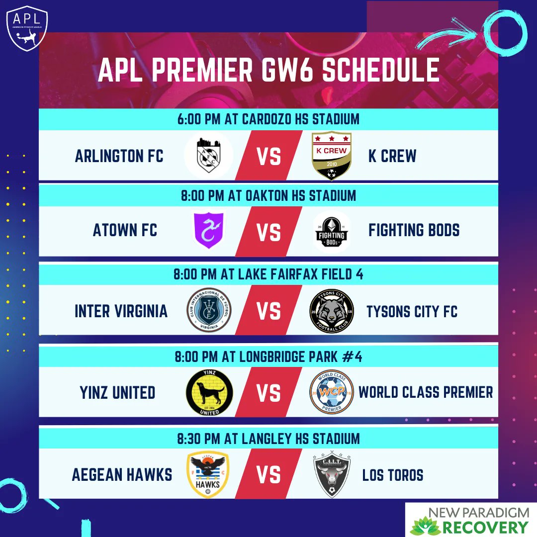 Get ready for this week's matchups 🤝